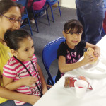 San Benito News photos by Francisco E. Jimenez
Children participating in the First Baptist Church-Rio Hondo Vacation Bible School are seen enjoying a first-day meal on Monday, when activities kicked off.